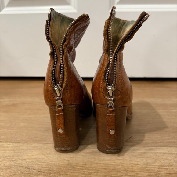 Rag & Bone Leather Ankle Boots – Brown, Size 37 - Picture 4 of 6